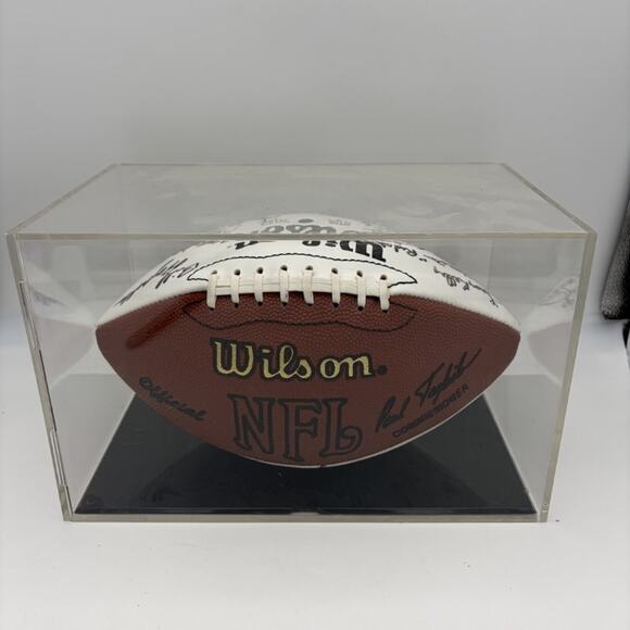 1999 Cleveland Browns Signed NFL Wilson Football w/ Jim Brown, Ozzie Newsome - Picture 10 of 11
